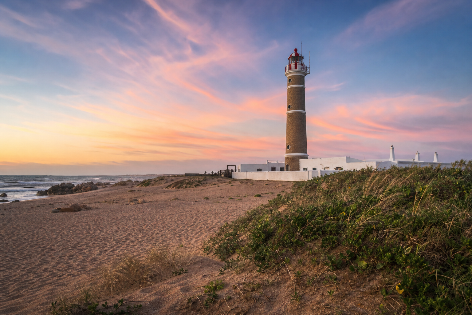 Faro y playa de José Ignacio
