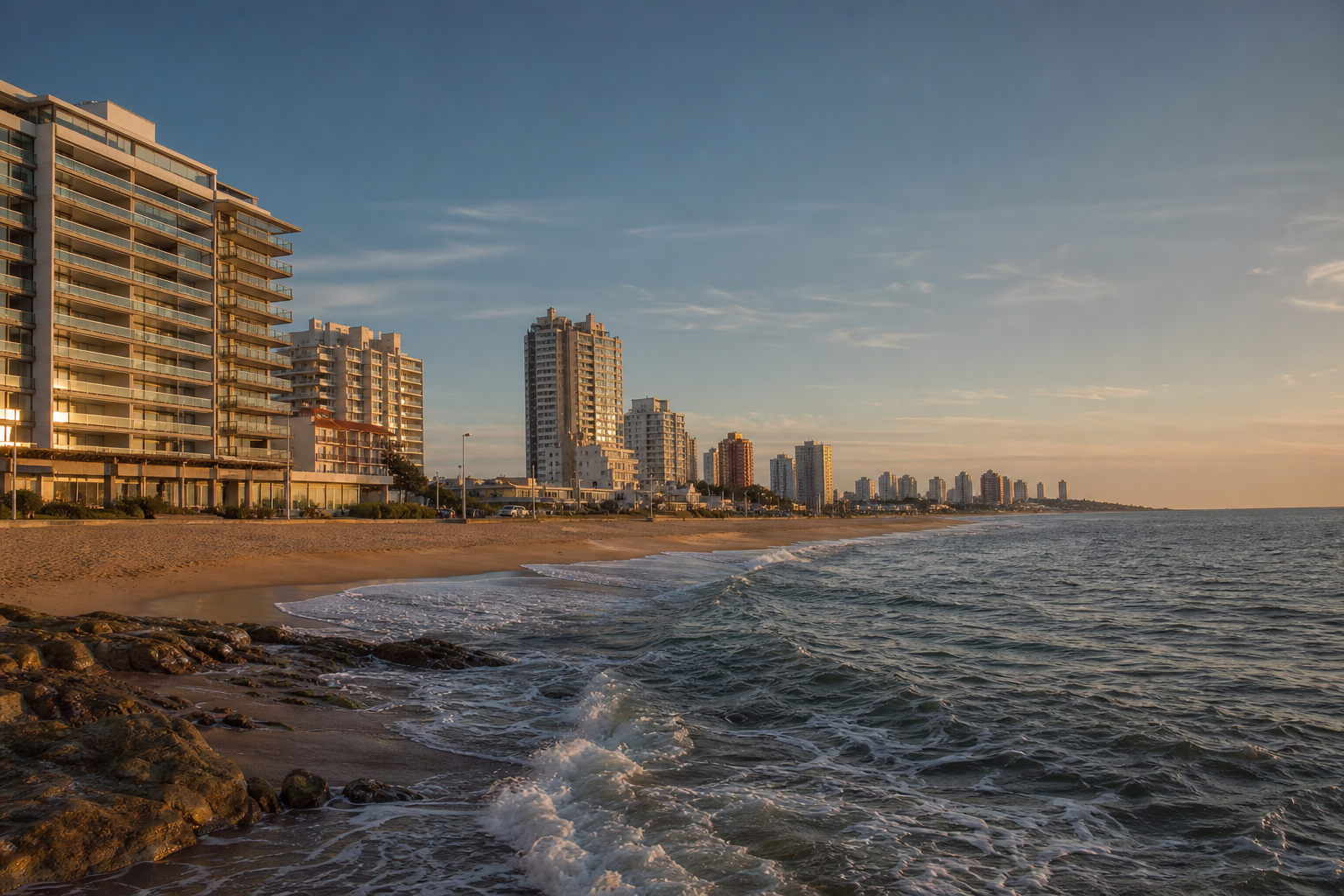 Hoteles frente al mar en Punta del Este