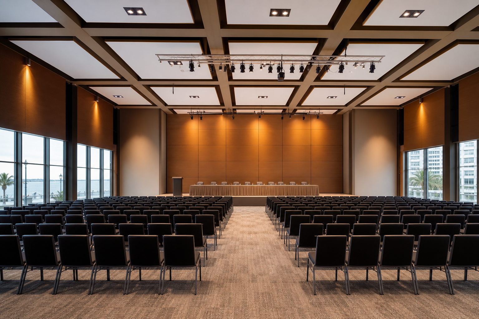 Auditorio de congresos vacío