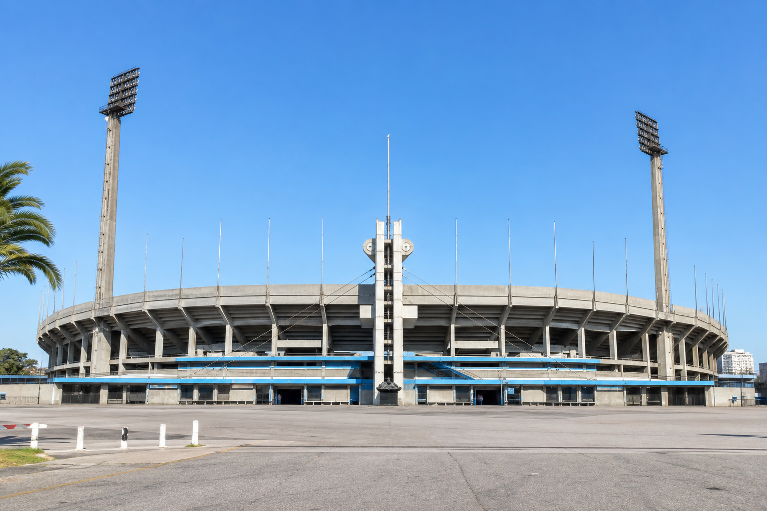 Estadio Centenario visto desde afuera